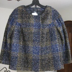 JCREW COLLECTION TWEED MORCEAU JACKET COAT SEQUIN STYLE 32547 SIZE 6 NWT